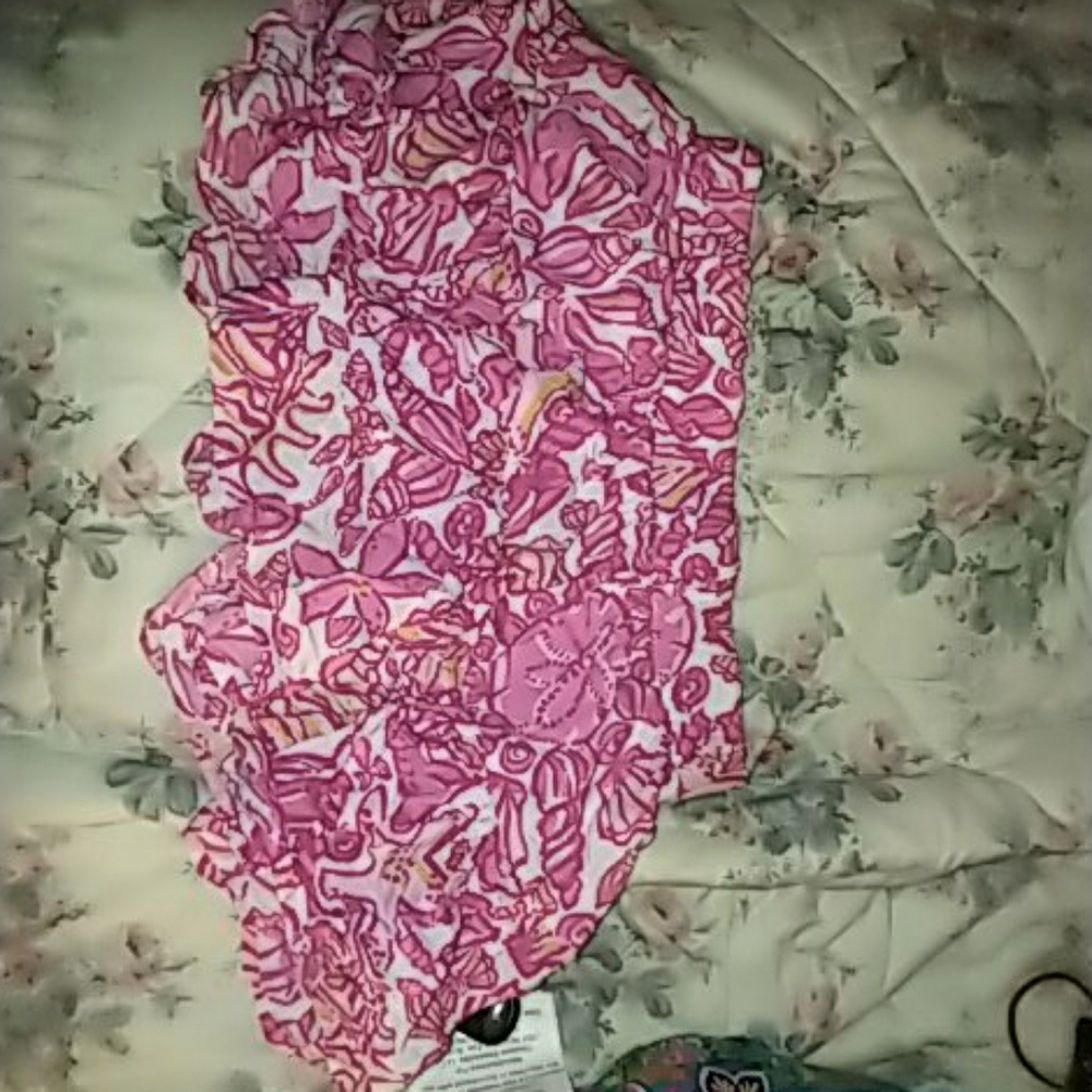 Lilly Pulitzer Pink Shellprint Skirt size M